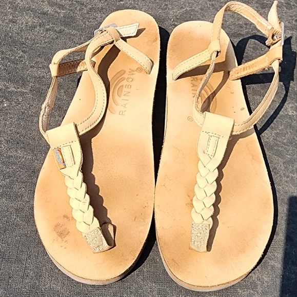 RAINBOW SANDALS T STREET SINGLE LAYER CENTER BRAID ANKLE STRAP - Picture 2 of 4